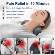 Load image into Gallery viewer, Portable Neck Support Pillow with Upper Back Massage Point - 16.14 x 7.48 in.