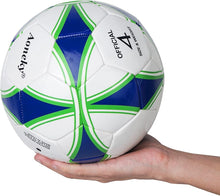 Load image into Gallery viewer, Durable Size 4 Soccer Ball and Pump Set - Ideal for Backyard and School Play
