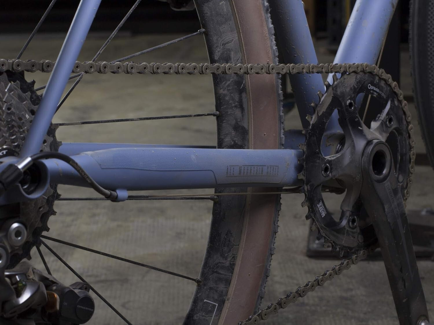 AMS High Impact Chain Guard for XC, Gravel, and Road Bikes - Easy Installation