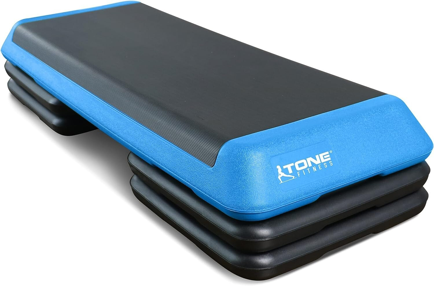 Durable Aerobic Step with 4 Risers - Customizable Heights for Intense Workouts