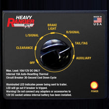 Load image into Gallery viewer, Multi-Functional Battery Powered 7-Way Round Pin Tester with Trickle Charger
