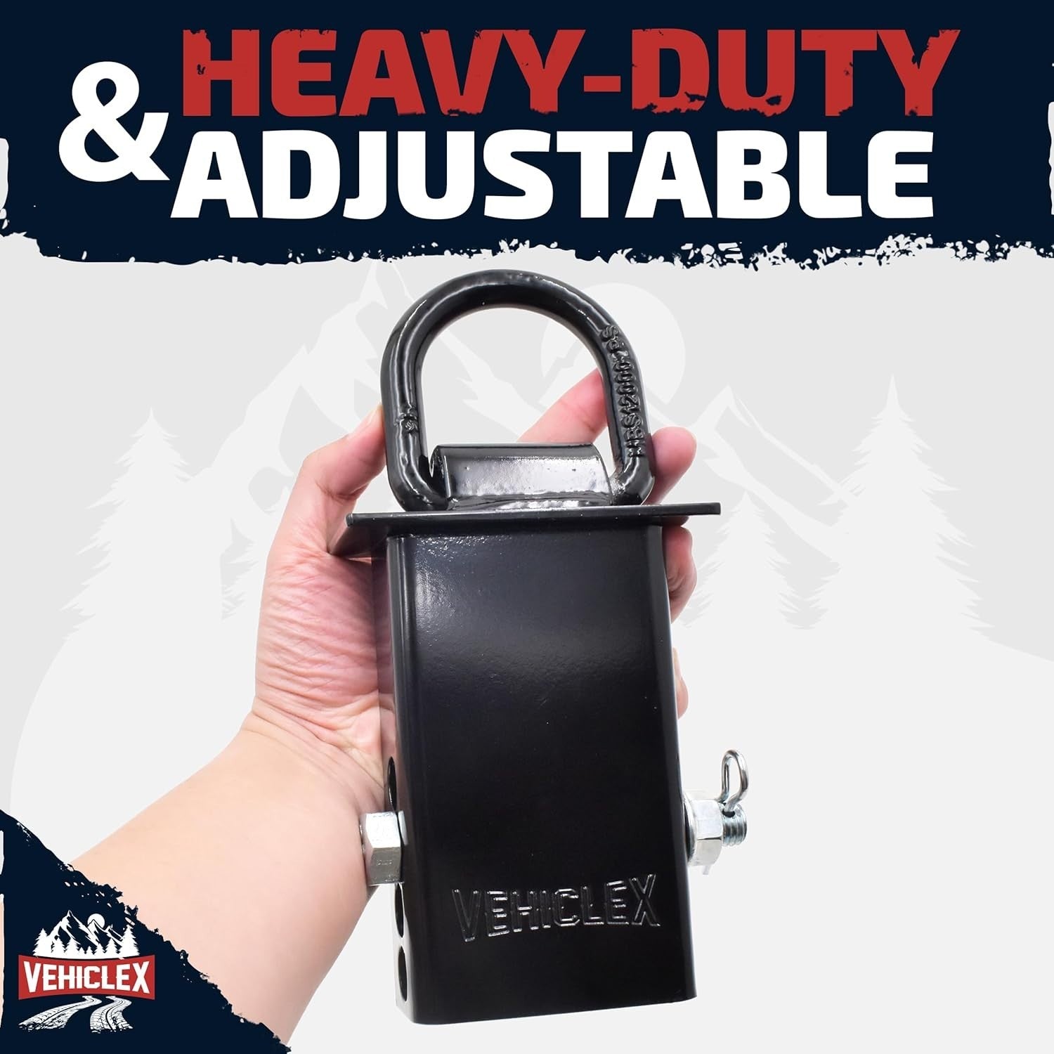 4-Pack Premium Galvanized Steel D Rings with 12,000 lb Strength for Cargo Safety