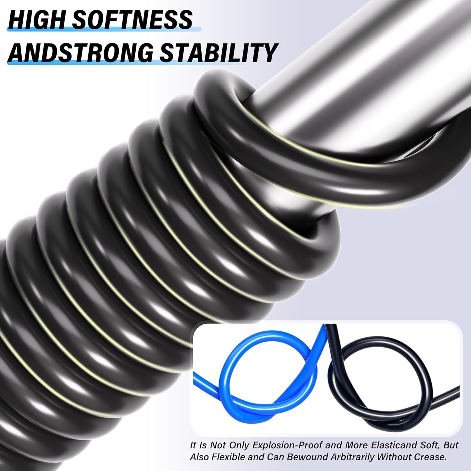 Durable 10 Meter PU Air Hose - 0.5 Inch OD - Ideal for Pneumatic Applications