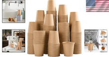 Load image into Gallery viewer, Mini 3 oz Kraft Paper Cups - 1200 Count Disposable Bathroom Solution for Events