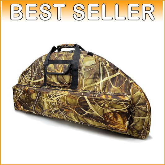Durable Soft Bow Carry Bag with Waterproof Protection & Arrow Storage Pocket
