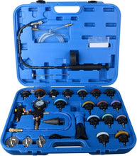 Load image into Gallery viewer, Complete 28-Piece Coolant Pressure Tester Set with Extra Adaptor for Vehicles