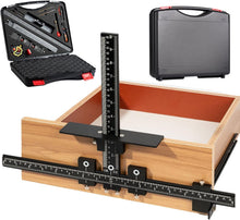 Load image into Gallery viewer, Versatile 14-Piece Cabinet Hardware Jig Tool Set with Automatic Center Punch