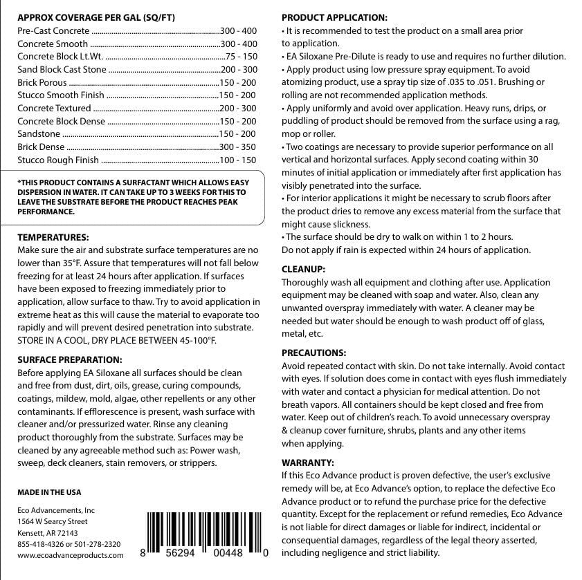Odorless Siloxane Waterproofer - 5 Gallon Eco-Friendly Solution for Surfaces