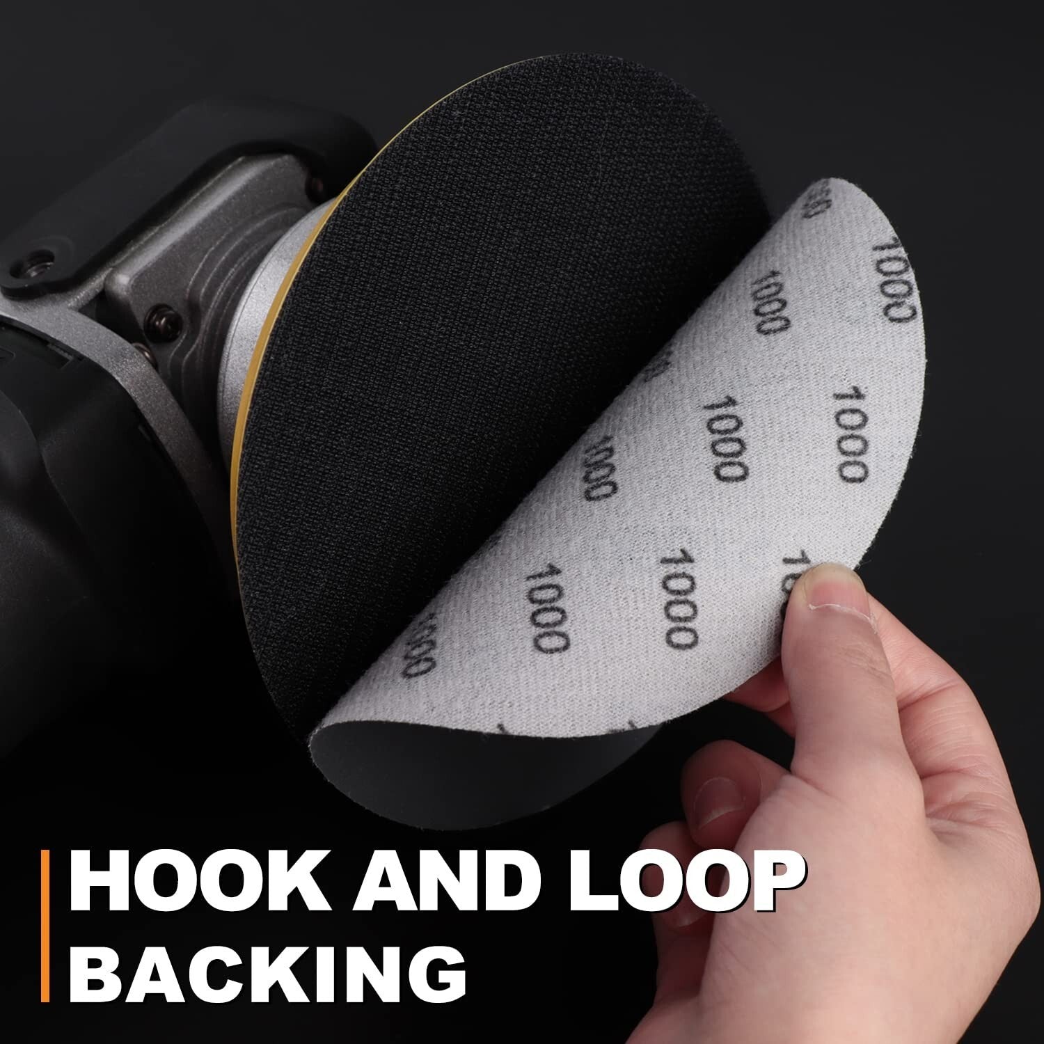 Efficient 100 Pack of 6" Assorted Sanding Discs for Ultimate Surface Finishing