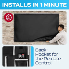 Load image into Gallery viewer, Weatherproof 65 Inch Outdoor TV Cover | Premium Scratch Resistant Protection
