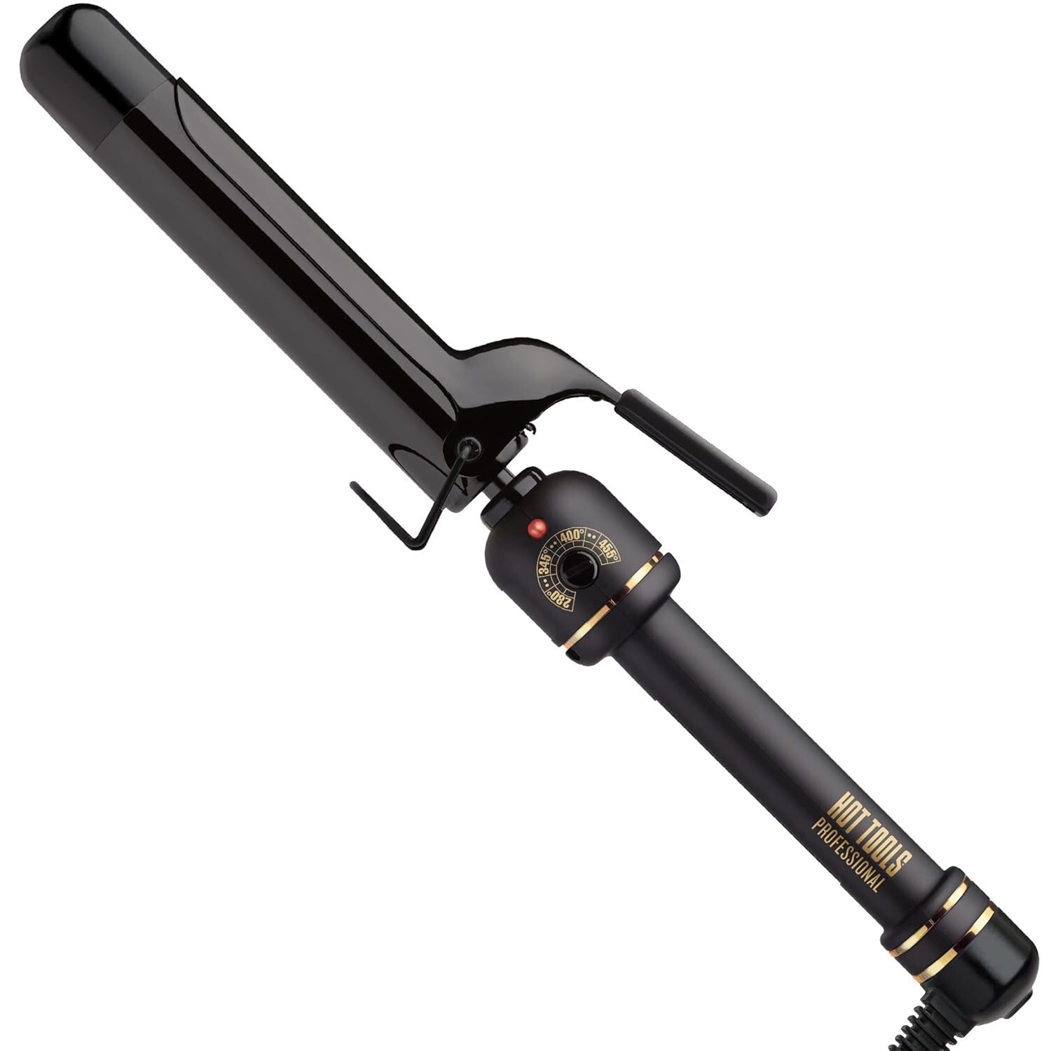 Black Gold Titanium Curling Iron - 1.25 inch for Effortless, Long-Lasting Curls