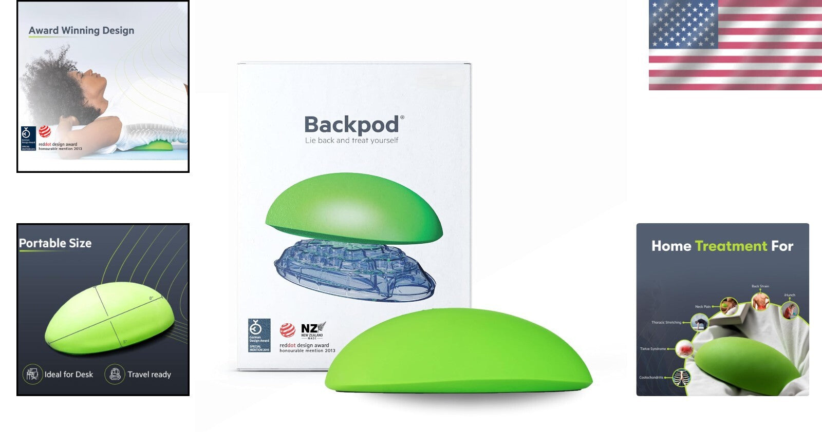 Premium Back Pain Relief Device for Tietze Syndrome & Thoracic Health - Compact