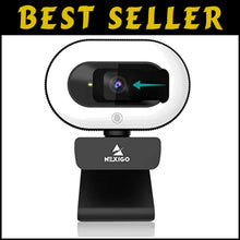 Load image into Gallery viewer, StreamCam: 1080P Webcam with Adjustable Light for Online Learning &amp; Meetings