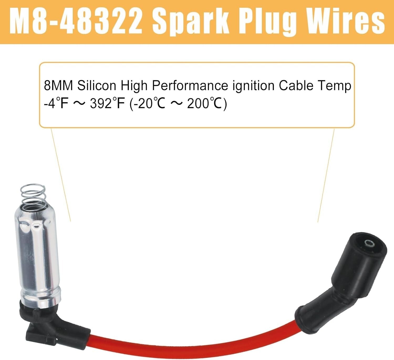 High-Performance Iridium Spark Plugs & Wires for Chevy LS V8 Trucks - Pack of 8