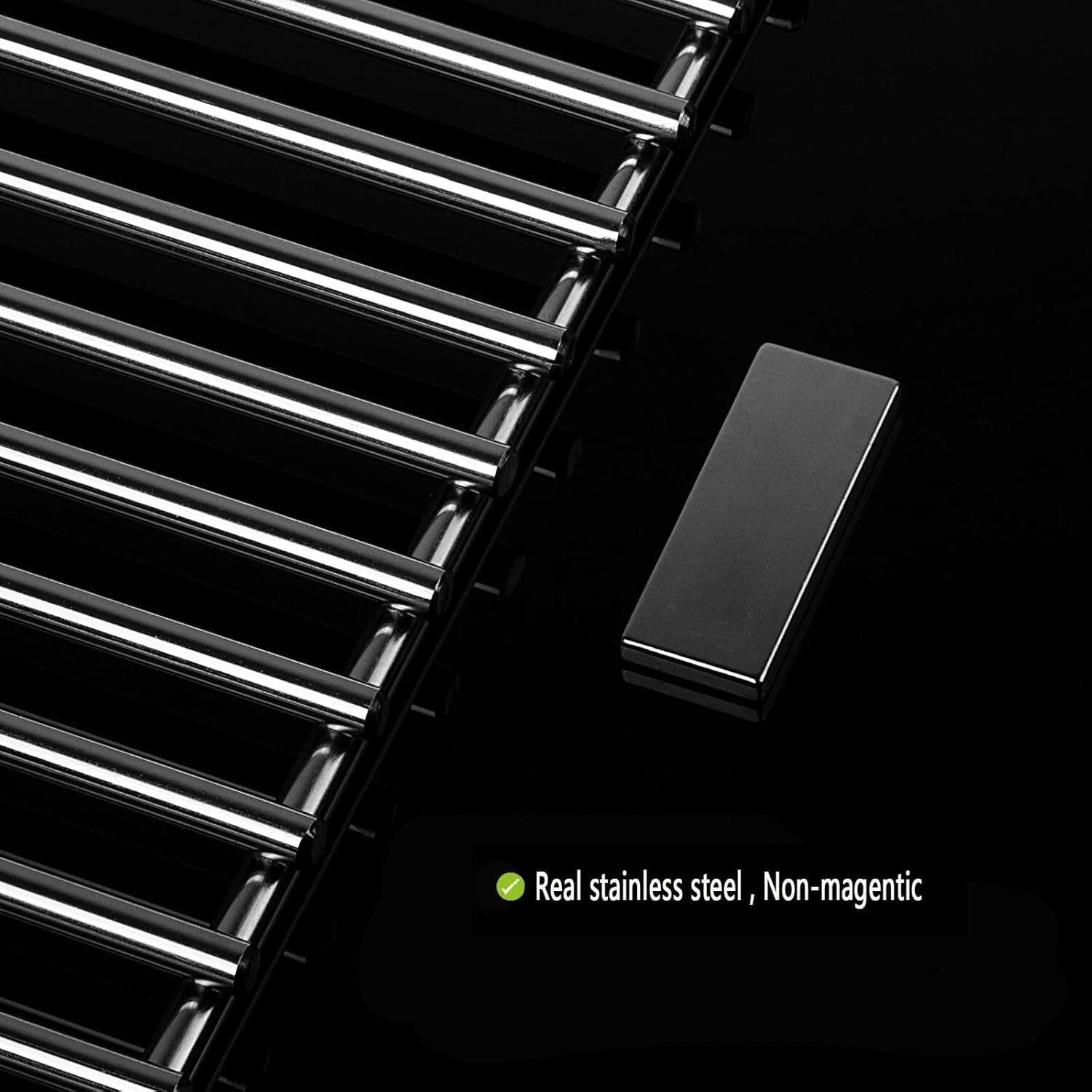 Durable 17-inch Stainless Steel Grill Grates for Nexgrill & Charbroil Models