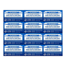 Load image into Gallery viewer, 12-Pack Dr. Bronner's Peppermint Pure-Castile Bar Soap - Vegan &amp; Cruelty-Free
