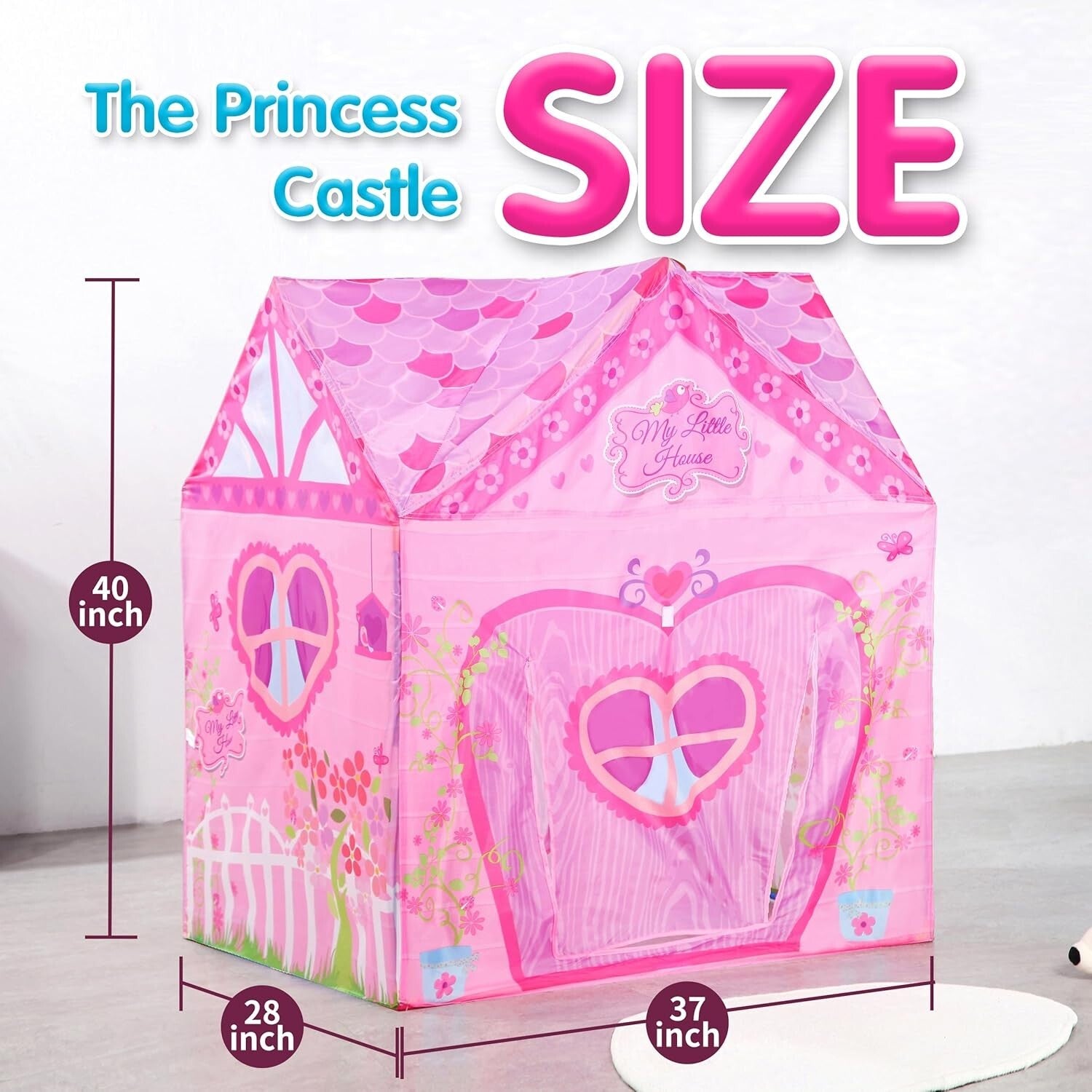 Delightful Castle Tent for Kids - Perfect Playhouse for Role-Playing Adventures