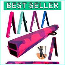 Load image into Gallery viewer, Compact 9FT Folding Foam Balance Beam with Carry Bag - Safe Training for Kids