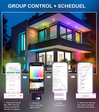 Load image into Gallery viewer, Ultra-Thin 4-Inch Color Changing LED Recessed Lights with App &amp; Voice Control