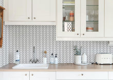 Load image into Gallery viewer, Chic Black &amp; White Removable Wallpaper with Modern Geometric Design - 72.65sq.ft
