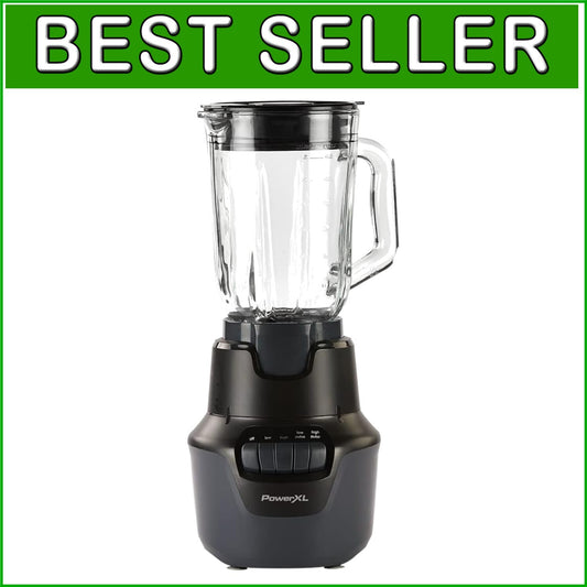 Versatile Boost Blender: 4 Speeds, Ice Crushing Power & 48oz Glass Jar, Black