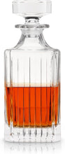 Load image into Gallery viewer, Vintage Style Cut Crystal Decanter for Home Bars - 28 Oz Whiskey &amp; Vodka Carafe