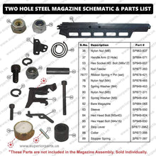 Load image into Gallery viewer, Robust 2-Hole Steel Magazine Compatible with Hitachi NR83A Nailers - Lightweight