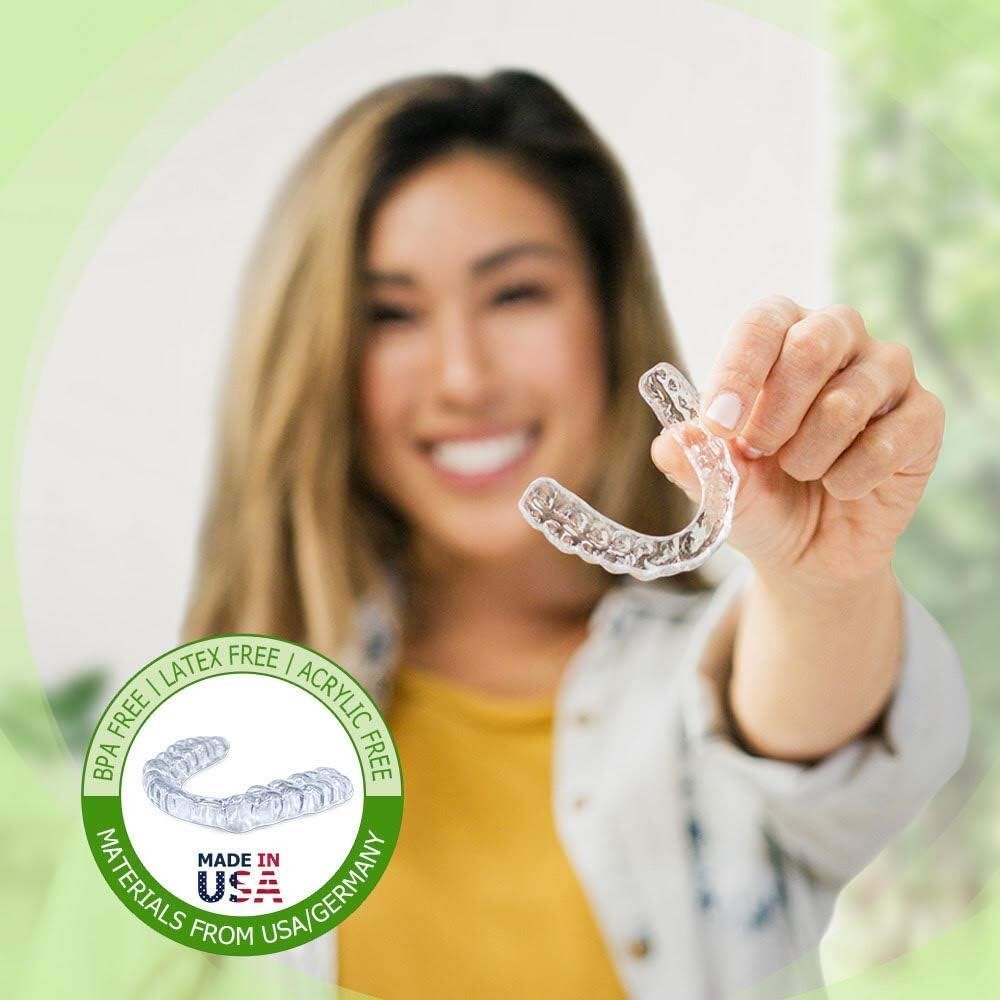 Clear Custom-Fit Mouth Guard for Teeth Grinding - Comfort Upgrade for Adults