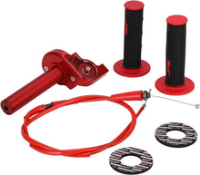Load image into Gallery viewer, CNC Aluminum 7/8" Quick Twist Motorcycle Throttle - Includes Cable &amp; Grips