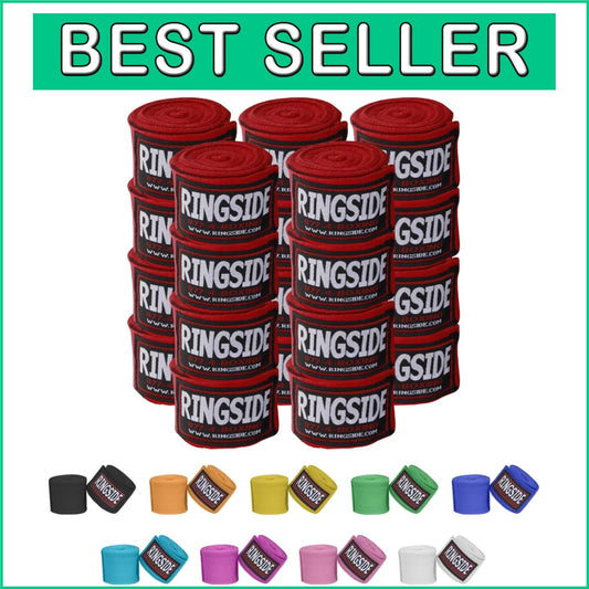 Pro-Level 10 Pairs of Boxing Hand Wraps with Hook & Loop - Unisex Mexican Style