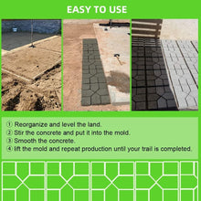 Load image into Gallery viewer, Reusable 15.7'' Concrete Path Maker Molds for Beautiful Stepping Stone Pavers