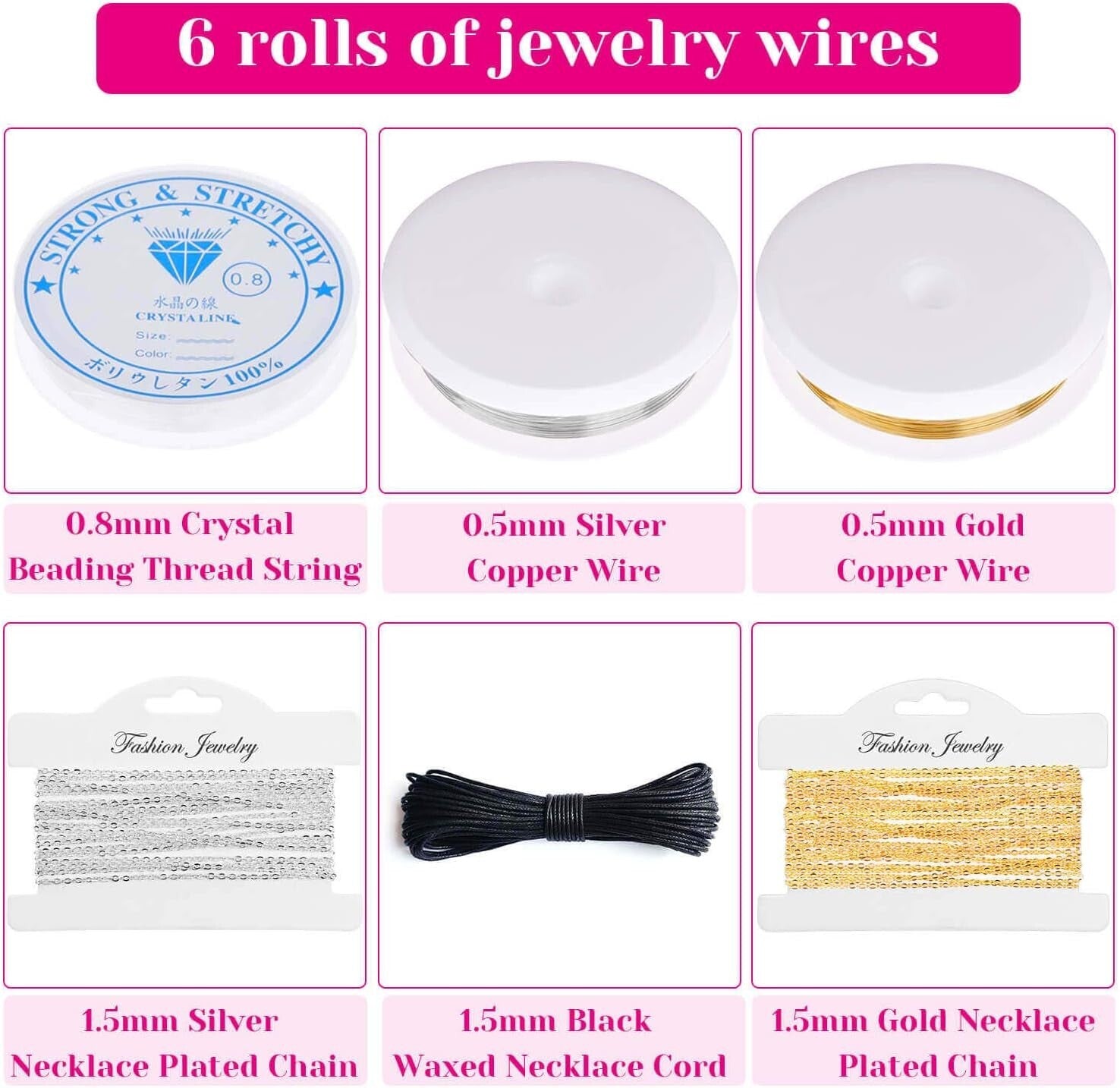 Deluxe Jewelry Beading Kit for Adults - Crafting Tools & 1830 Findings Included