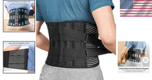 Load image into Gallery viewer, Comfort Fit Lower Back Brace for Pain Relief &amp; Support - XL Size for Adults