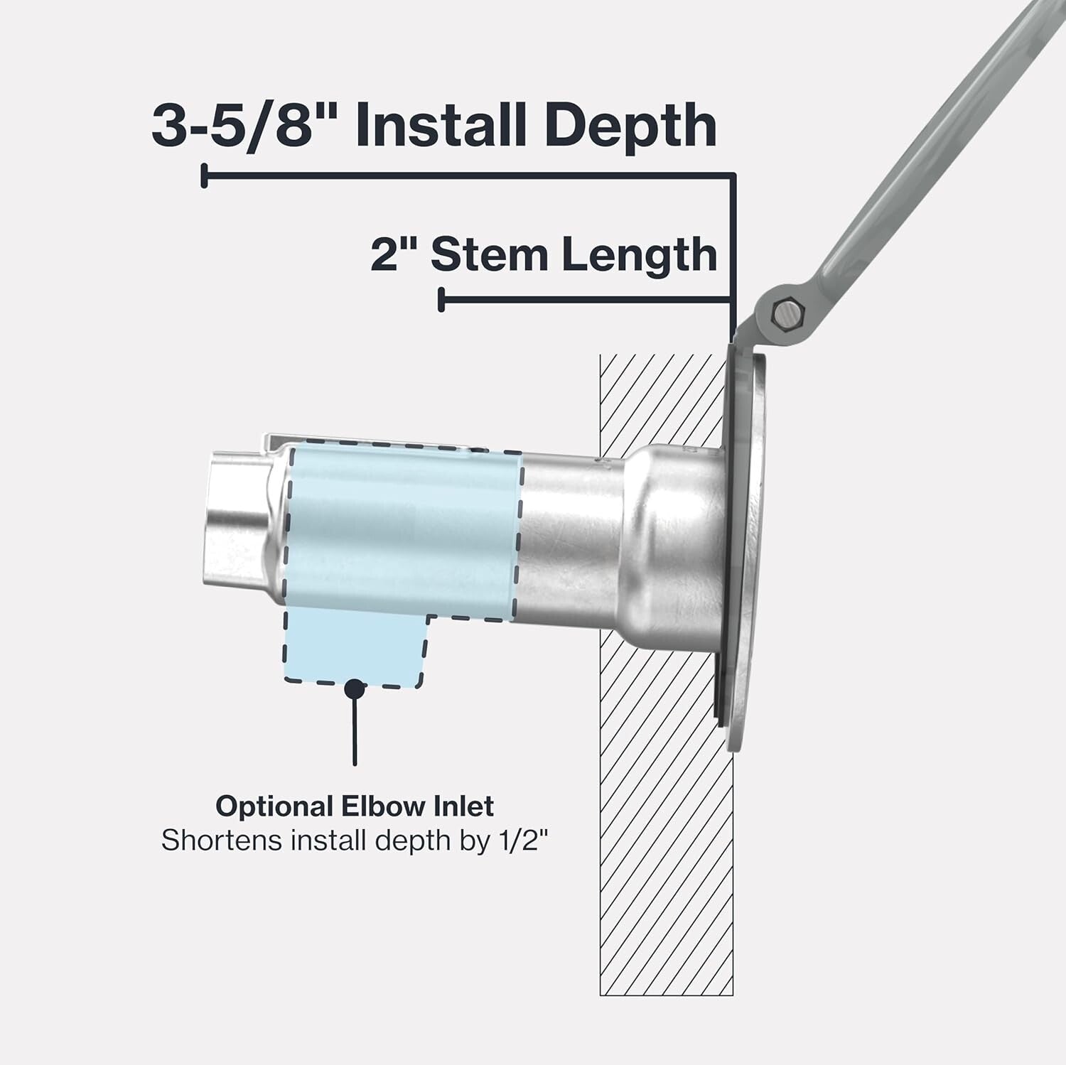 Frost-Free House Hydrant V1+ Outdoor Faucet - Slate Gray, Quick Connect Design