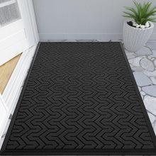 Load image into Gallery viewer, 47x32 Heavy Duty Waterproof Doormat - Non-Slip Outdoor Welcome Mat in Black