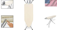 Load image into Gallery viewer, Ergonomic Ironing Board with Linen Rack - Perfect for Left &amp; Right-Handed Users