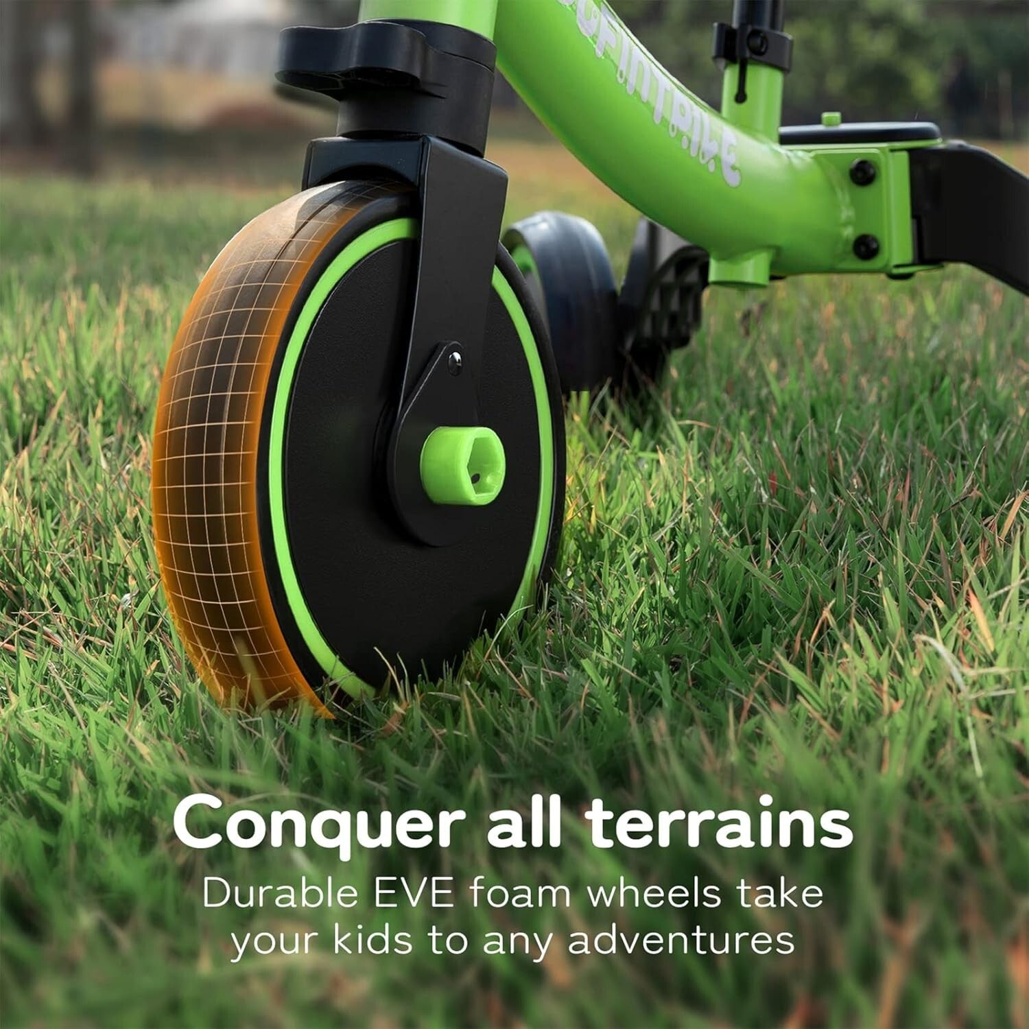 Durable Carbon Steel Toddler Bike: Balance Training Tricycle for Ages 10m-4yr