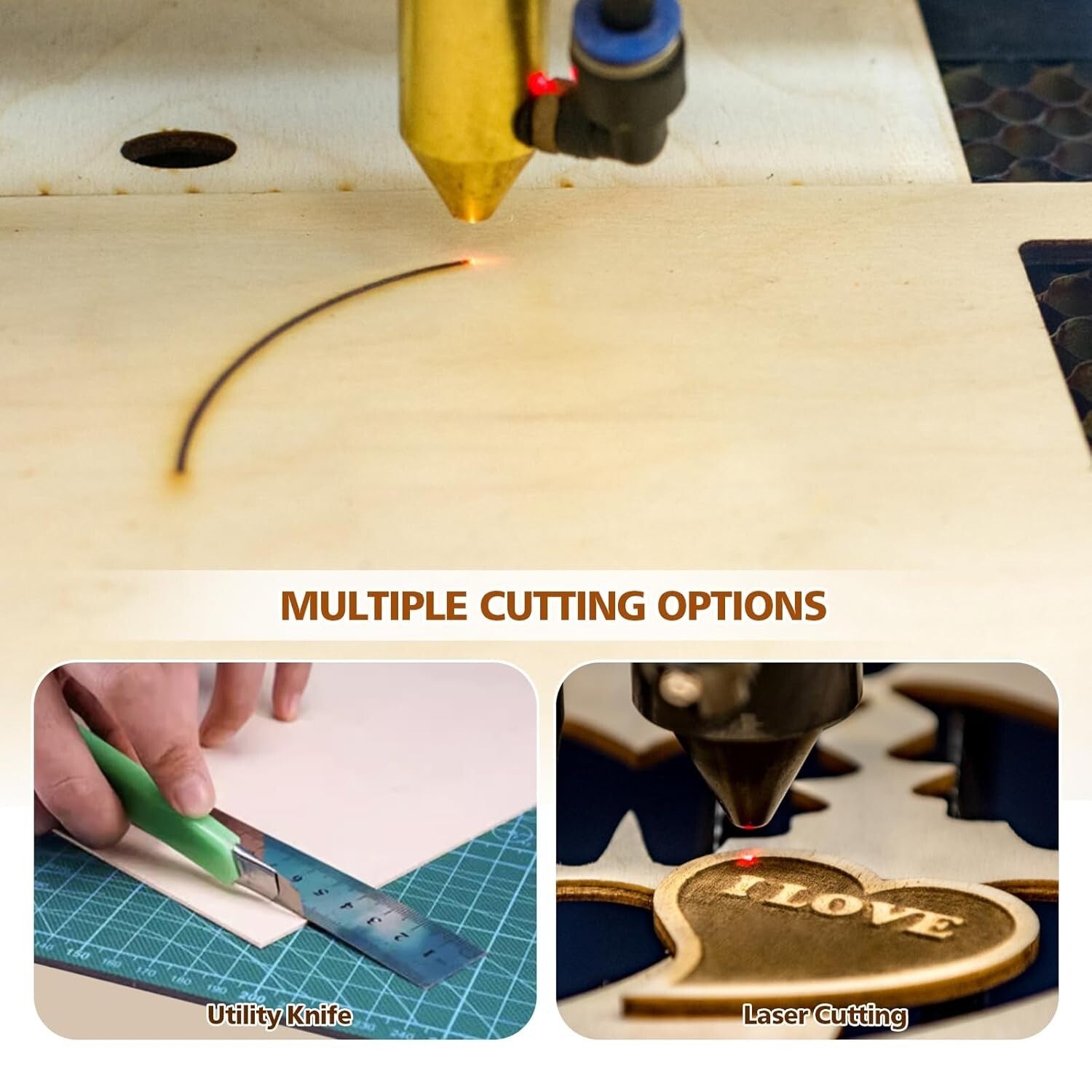 Premium 36 Pack Unfinished Basswood Sheets - Ideal for Carving & Making Models