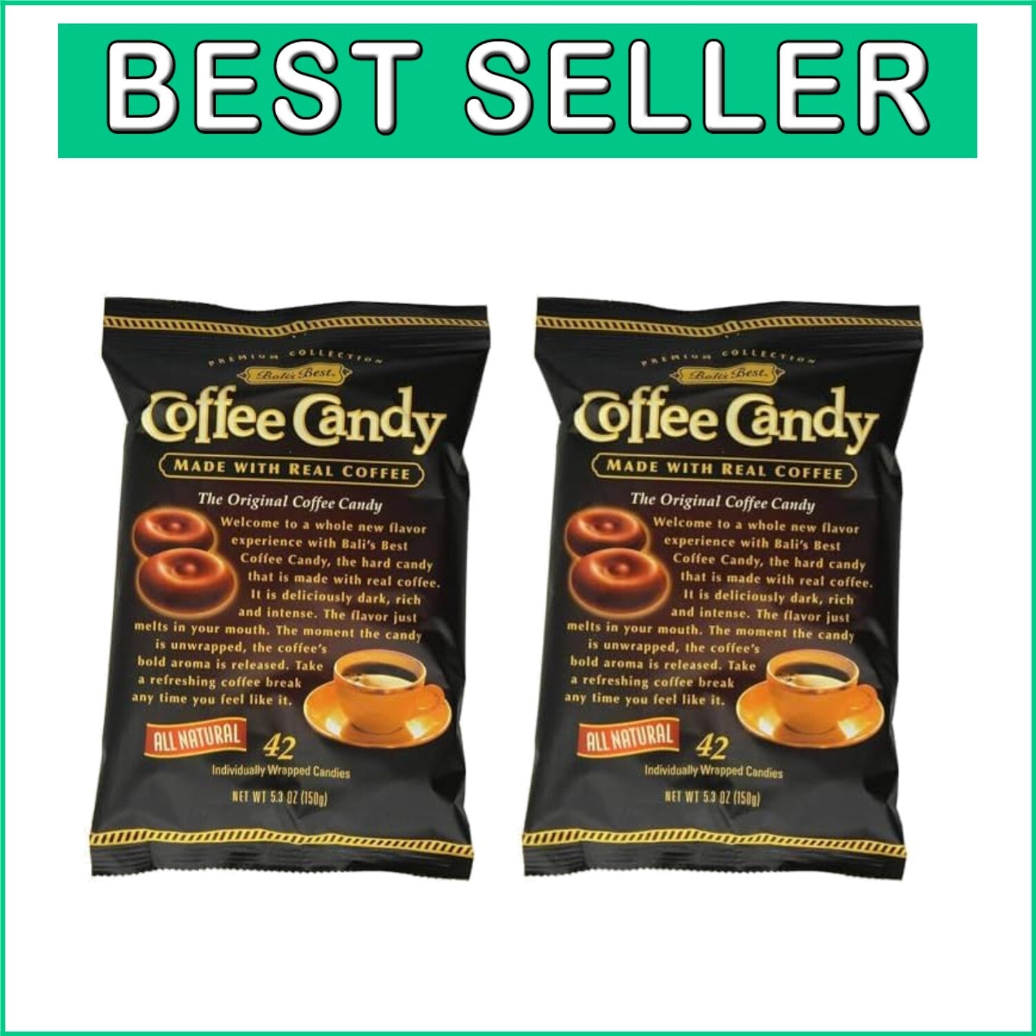 Delicious Coffee Pastilles – 10.6 oz of 100% Natural Sumatran Goodness