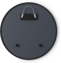 Load image into Gallery viewer, Large 24-Inch Round Mirror with Protective Rubber Frame for High-Traffic Areas