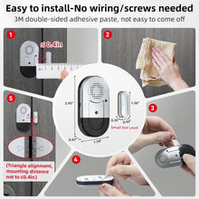 Load image into Gallery viewer, Peace of Mind: 8-Pack Door/Window Alarms with Adjustable Volume Safety Features