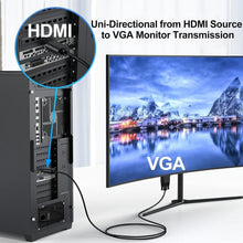 Load image into Gallery viewer, 1080P HDMI to VGA Cable Set - 10-Pack 3FT Male to Male for Multiple Devices