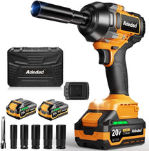 Load image into Gallery viewer, Compact 20V Brushless Impact Gun | 1000Nm Torque with Dual Batteries Included