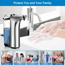 Load image into Gallery viewer, High Capacity Touchless Soap Dispenser with Adjustable Dispensing - 2 Count Set