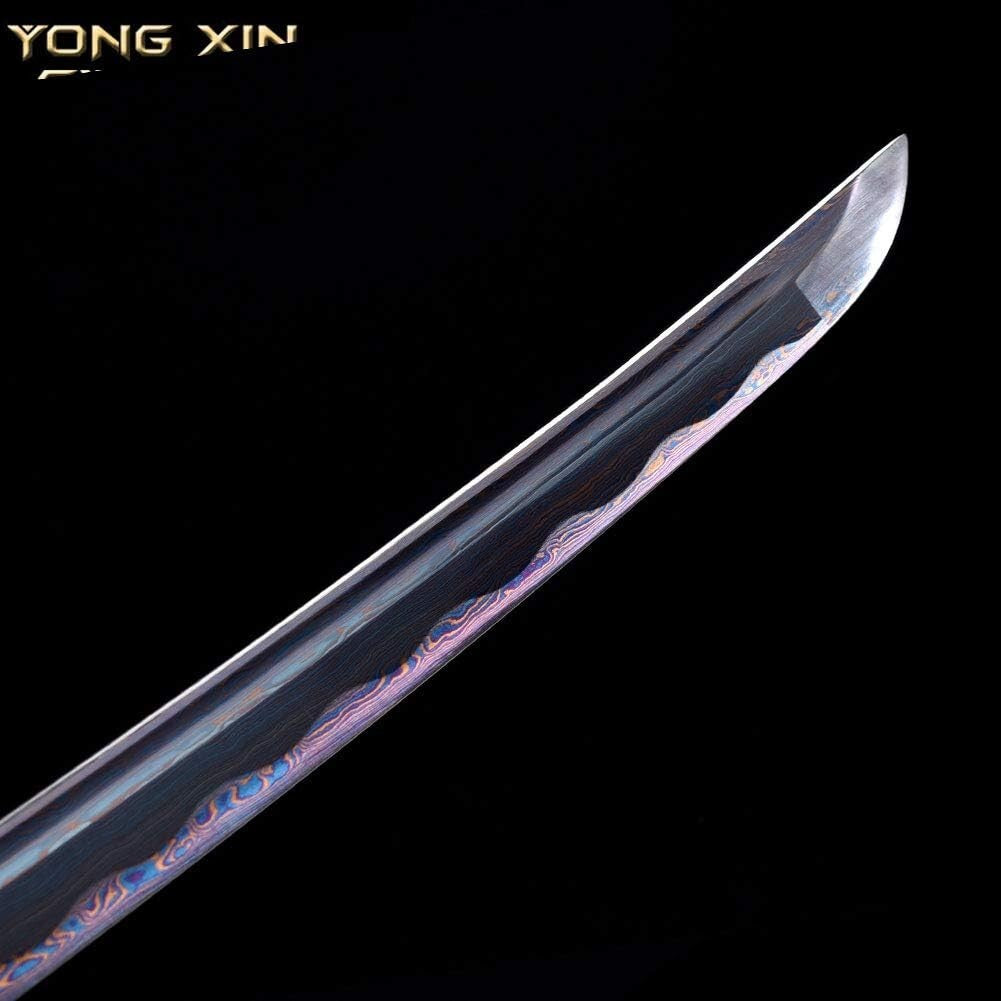 Authentic Japanese Katana - Clay Tempered, 1.4kg, Includes Scabbard, Sharp Edge