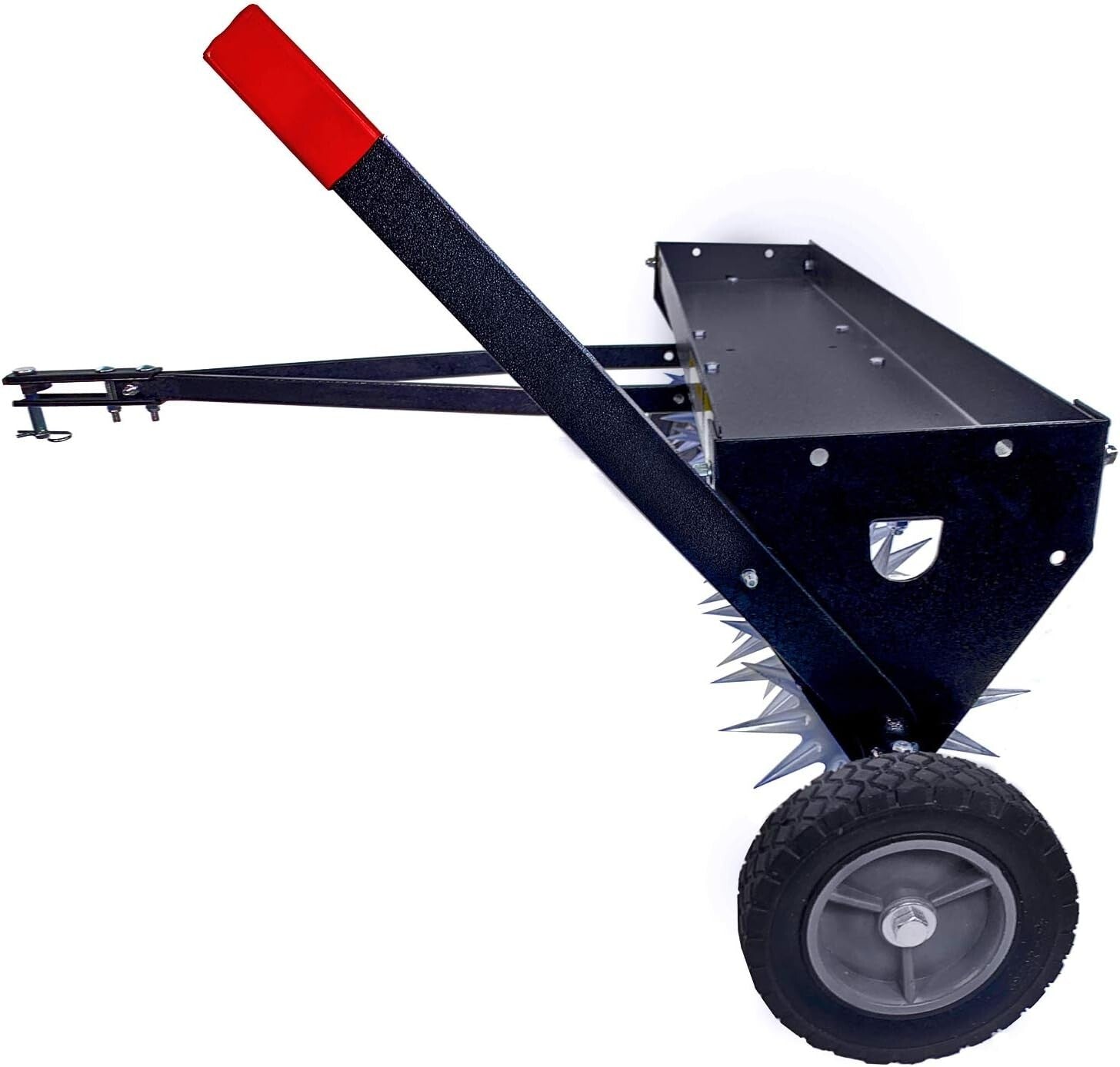Efficient 40" Spike Aerator with All-Steel Design and Easy Transport Wheels
