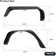 Load image into Gallery viewer, All-Weather Protection Fender Flares for 1997-2006 Jeep Wrangler – 4 PC Set
