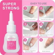 Load image into Gallery viewer, Professional Press-On Nail Glue Gel &amp; Fast Remover - Safe for Sensitive Nails