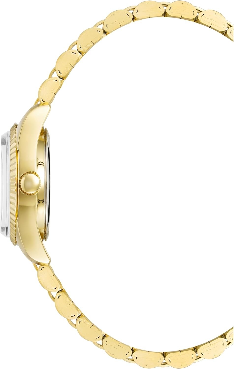 Water-Resistant Women's Watch with Gold-Tone Bracelet and Luxurious Crystals