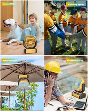 Load image into Gallery viewer, Stylish 20000mAh Camping Fan - Oscillating, Quiet, with Power Bank Function